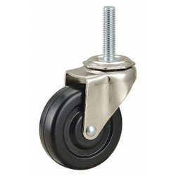 Manufacturer Varies Stem Caster,2 1/2"dia,Rubber,75lb 429H08