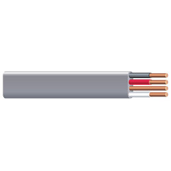 Southwire UndergroundFeederCable,6AWG,Gry,125ft 14782702
