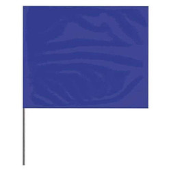 Presco Marking Flag,Blue,Blank,PVC,PK100 4530B-200