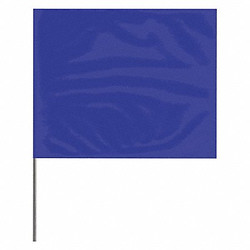 Presco Marking Flag,Blue,Blank,PVC,PK100 4530B-200