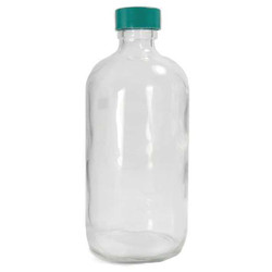 Qorpak Bottle,112 mm H,Clear,48 mm Dia,PK24 GLC-01123