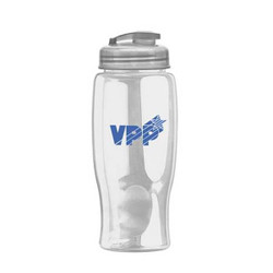 Quality Resource Group Water Bottle,27oz.,Clear TB27UGS