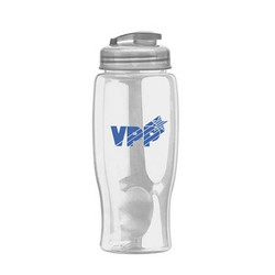 Quality Resource Group Water Bottle,27oz.,Clear  TB27UGS