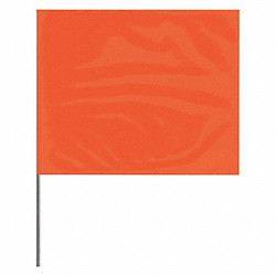Presco Marking Flag,Orange,Blank,PVC,PK100 2321O-200
