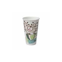 Dixie Industries Disp Hot Cup,16 oz,WH,5356DX,PK500 5356DX