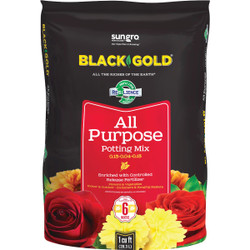 Black Gold 1 Cu. Ft. 27 Lb. All Purpose Potting Soil Mix 1410102.CFL001P
