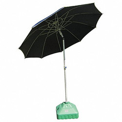 Westward Welding Umbrella, 6.5 ft Dia,9 ft H,Blue  22RP02