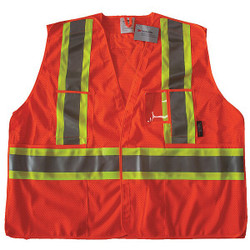 Condor Safety Vest,Orange/Red,2XL/3XL 491T15