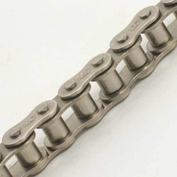 Tritan Roller Chain,100ft,Riveted Pin,Steel 41-1NP X 100FT