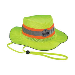 Glowear by Ergodyne Ranger Hat,Hi-Vis Lime,S/M 23259