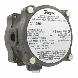 Dwyer Instruments Differential Pressure Switch 1.4-5.5 w.c 1950-5-2F