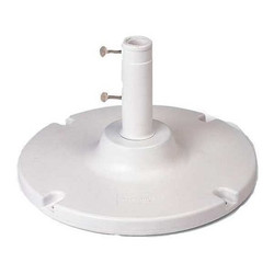 Grosfillex Umbrella Base,70 lb.,White US607004