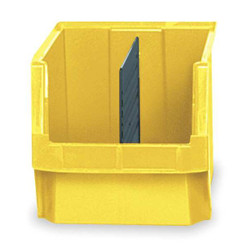 Quantum Storage Systems Bin,Yellow,Polyethylene,11 7/8 in QMS533YL