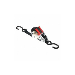 Manufacturer Varies Tie Down Strap,S-Hook,Black 34RY85