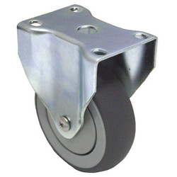 Sim Supply NSF-Listed Plate Caster,Rigid,325 lb.  P12R-PRP050B-12