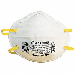 3m Disposable Respirator,S,N95,Molded,PK20 8110S