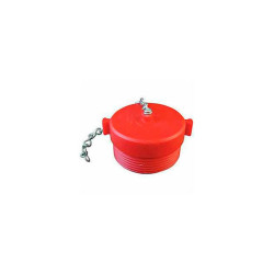 Fire Hose Red Hose Plug - 2-1/2 In. NH - Plastic