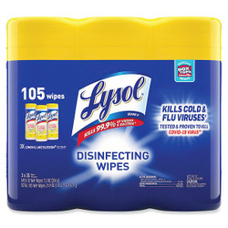 Lysol Disinfecting Wipes,35 ct,Canister,PK12 REC 81145