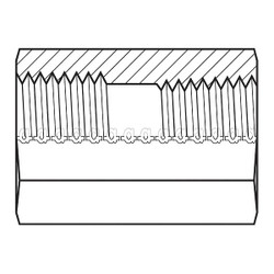 Adaptall Hose Adapter,1/4",BSPT,1/4",NPT 9044-0404