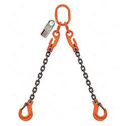 Pewag Chain Sling,3/8 in Size,G100,5 ft L,DOS 10G100DOSXK/5