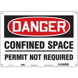 Condor Safety Sign,10 inx14 in,Aluminum 465L91