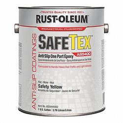 Rust-Oleum Floor Coating,Safety Yellow,1 gal,Can AS5444402