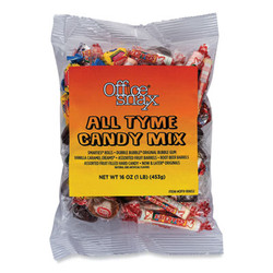 Office Snax® Candy Assortments, All Tyme Candy Mix, 1 lb Bag 00652