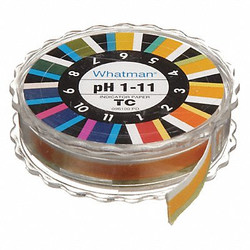 Cytiva Whatman pH Test,16 3/8 in L,1 to 11 pH  2611-628