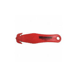 Westward Safety Cutter,Disp,5-3/8 in.,Red,PK10 39CE83