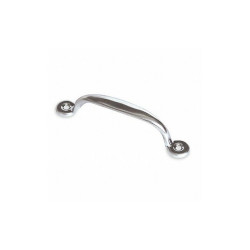Manufacturer Varies Pull Handle, Silver, Steel, Fixed 4PE14
