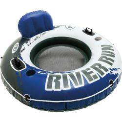 Intex River Run 53 In. Dia. Tube Float, Blue & White 58825EP