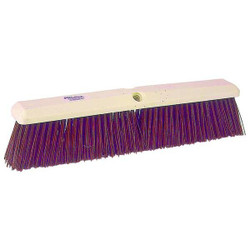 Tough Guy Push Broom Head,Threaded,24" Sweep Face 1A847