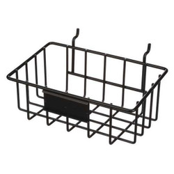 Marlin Steel Wire Products Storage Basket,Rectangular,Steel  920-01