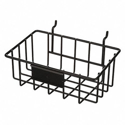 Marlin Steel Wire Products Storage Basket,Rectangular,Steel 920-01