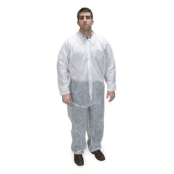 Condor Coveralls,3XL,Wht,Polypropylene,PK25 2KTL5