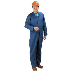 Red Kap Coverall,Chest 42In.,Blue CT10PB RG 42