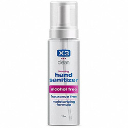 X3 Clean Hand Sanitizer,2.5 oz,Mild 10002