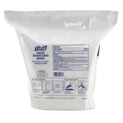 Purell Sanitizer Wipes,Bulk Refill,6 x 8",PK2 9118-02