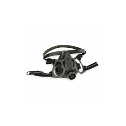 Honeywell North Half Mask Respirator,Silicone,Black 770030S