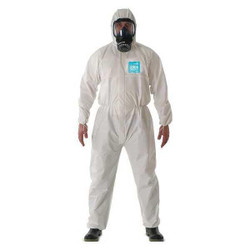 Ansell Coveralls,3XL,Wht,Film Lam,PK25 WH20-B-92-111-07