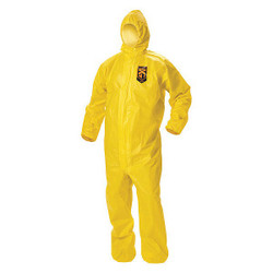 Kleenguard Coveralls,L,Ylw,KleenGuard(TM) A70,PK12 09813