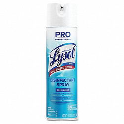 Lysol Disinfectant Spray,Fresh,19 oz,PK12 REC 04675