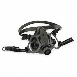 Honeywell North Half Mask Respirator,Silicone,Black 770030L