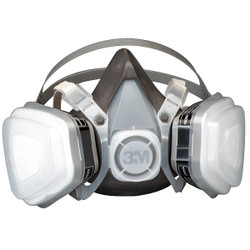 3m Half Mask Respirator Kit,L,Gray 53P71