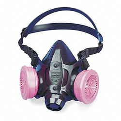 Honeywell North Half Mask Respirator Kit,L,Black 7780P100L