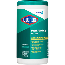 Clorox Disinfecting Wipes,75 ct,Canister,PK6 15949