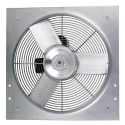 Dayton Exhaust Fan,16In Bl,Alum, 115/230V 10D964