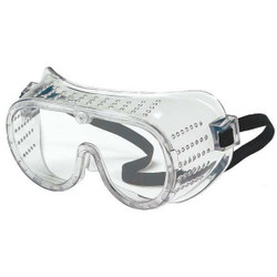 Condor Safety Goggles, PVC, Clear, Wraparound 1VT67