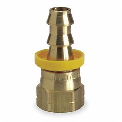 Speedaire Push on Hose Fitting,1/4"x7/16",BarbxJIC 5A247