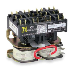 Square D Hoist Contactor, 24VAC, 3Pole, Open 8965RO10V01